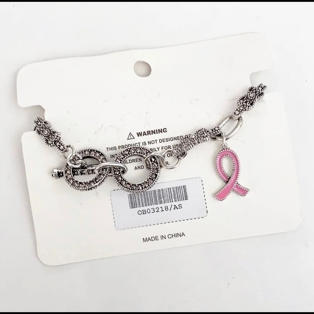 Breast Cancer Charm Bracelet💕 - Picture 2 of 3